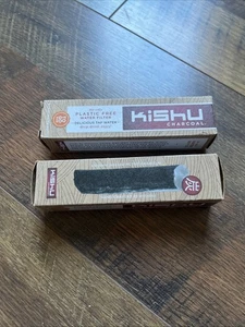 KISHU KOHLE TO GO für WASSERFLASCHEN. DROP, DRINK, ENJOY! 2 Stück wiederverwendbar - Bild 1 von 6