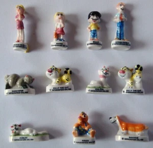 SERIE COMPLETE 11 FEVES BILLY THE CAT 1999 BEANS chien chats Billy Marie .. - Picture 1 of 1