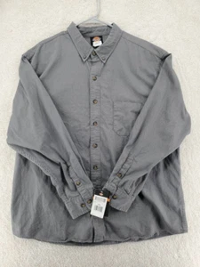 Dickies Button Down Shirt Gray 3XL Regular Fit Pocket 100% Cotton men's 3XL - Picture 1 of 7