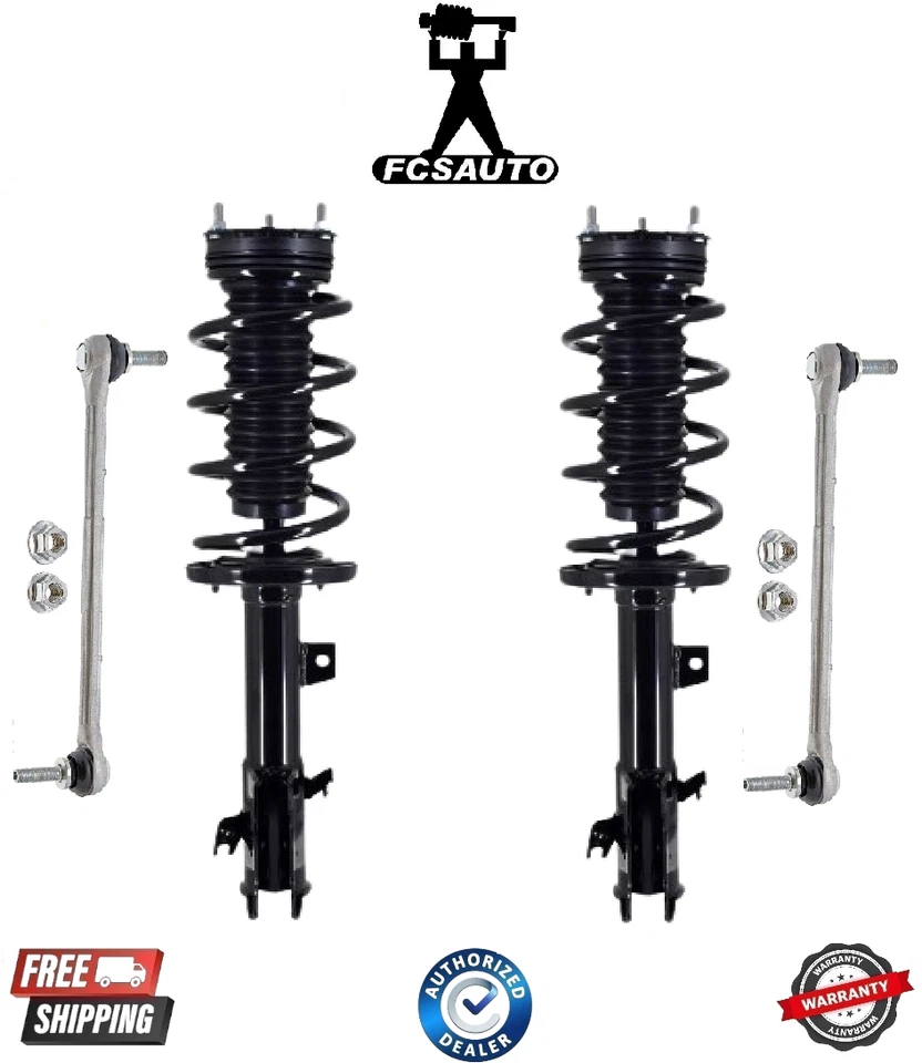 Muelle helicoidal y barra estabilizadora de puntal de suspensión delantera completa para Ford EcoSport 18-22 Foto 1 de 1