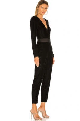 Mono Rachel Zoe para mujer Rafaele terciopelo pintuck terciopelo negro 0 Foto 1 de 4