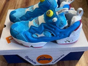 BRAND NEW DORAEMON ATMOS REEBOK CLASSIC INSTAPUMP FURY OG BLUE GV7288 US 10.5 10 - Picture 1 of 7