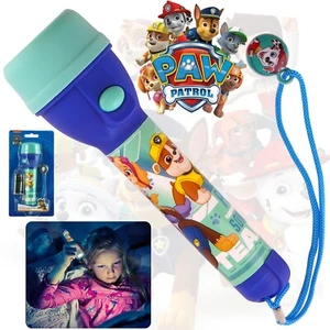 PAW Patrol LED Flashlight Torch for Kids, 16cm Camping Light, Plastic Big Torch - Picture 1 of 9