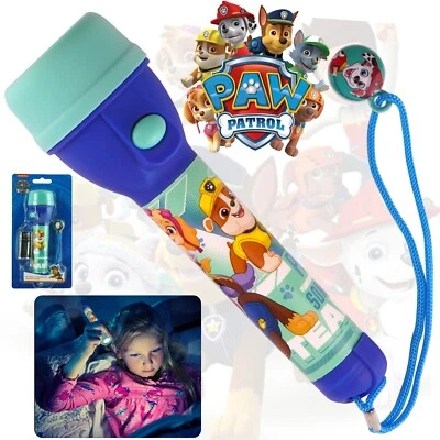 PAW Patrol LED Flashlight Torch for Kids, 16cm Camping Light, Plastic Big Torch - Image 1 of 4