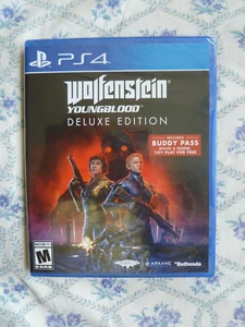 BRAND NEW & NEVER OPENED Wolfenstein Youngblood Deluxe Edition PS4 PlayStation 4 - Picture 1 of 1