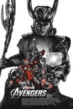 Mondo Poster - The Avengers Variant - Amien Juugo - Hand Numbered 129/150