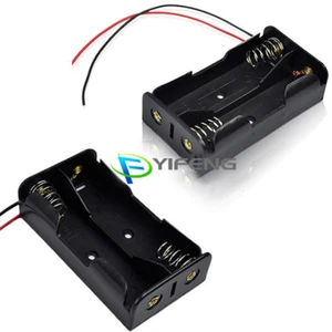 2 x 18650 Battery Holder Case Box with 6 inch Wire Leads - Picture 1 of 4
