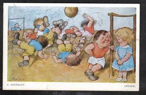 SPORT FOOTBALL HOGFELDT Offside Soccer PC circa 1950 Comic - Picture 1 of 1