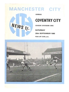 Manchester City v Coventry City 1969-1970 Division One 20/09/1969 - Picture 1 of 2