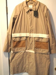 Billy Reid Performance Fabric Modular Trench Coat NWT Medium $595 Khaki Tan - Picture 1 of 8