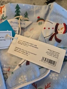 (NWT) The Company Store Family Flannel Girls Nightshirt Happy Snowman 12 NWT - Picture 1 of 13