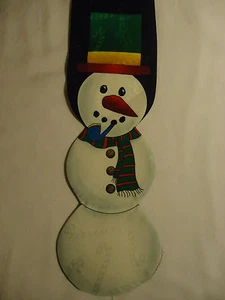 "Corbata muñeco de nieve Jolly Holly negra roja blanca verde navidad 56" - Imagen 1 de 2