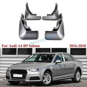New Splash Guards Mud Guards Flaps 8W5075101/111 Fit 2016-2018 Audi A4 B9 Saloon - Picture 1 of 4