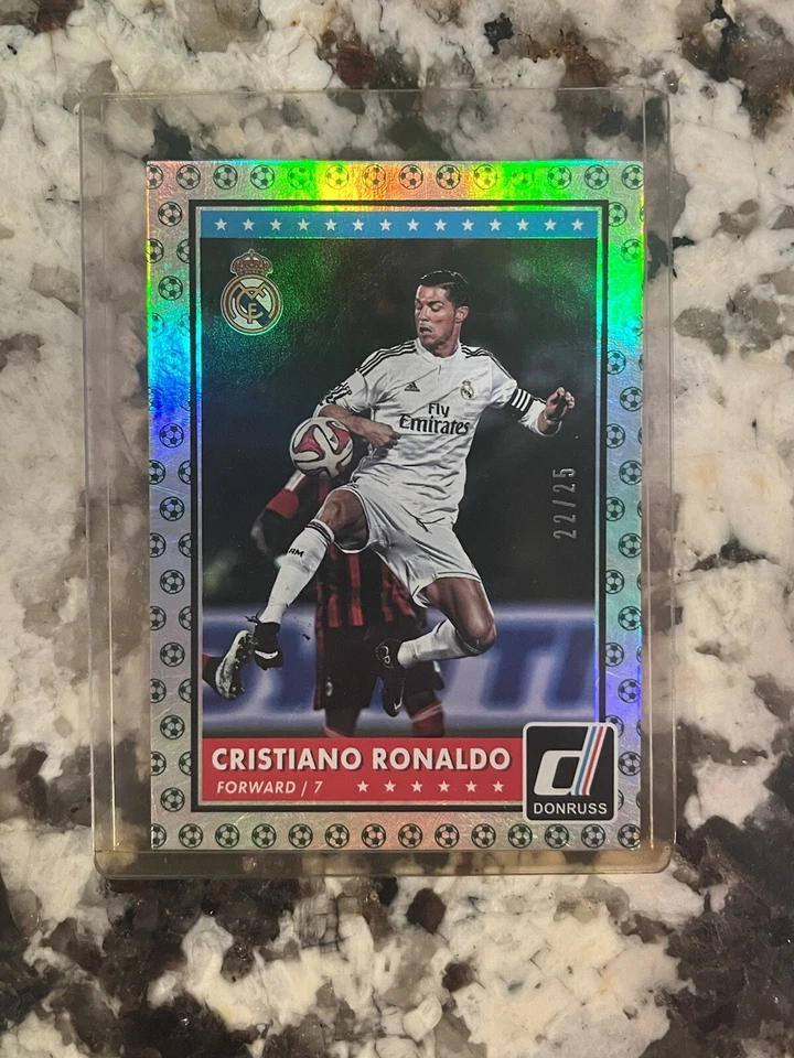 2015-16 Panini Donruss Green SoccerBall #1 Cristiano Ronaldo - Image 1 of 2