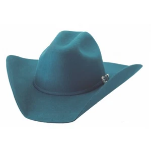 Cappello hut western hat in feltro Bullhide Kingman turquoise 4X - Foto 1 di 1