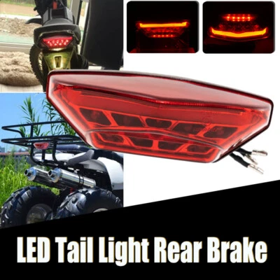Universal Motorcycle LED Tail Light Rear Brake Stop Running DRL ATV Dirt Bike 1x - Image 1 of 4