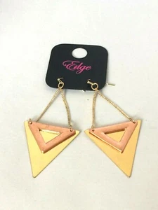 X5245 PENDIENTES GANCHO BORLA METAL DOS TONOS INSPIRADOS EN EL DISEÑADOR - Imagen 1 de 1