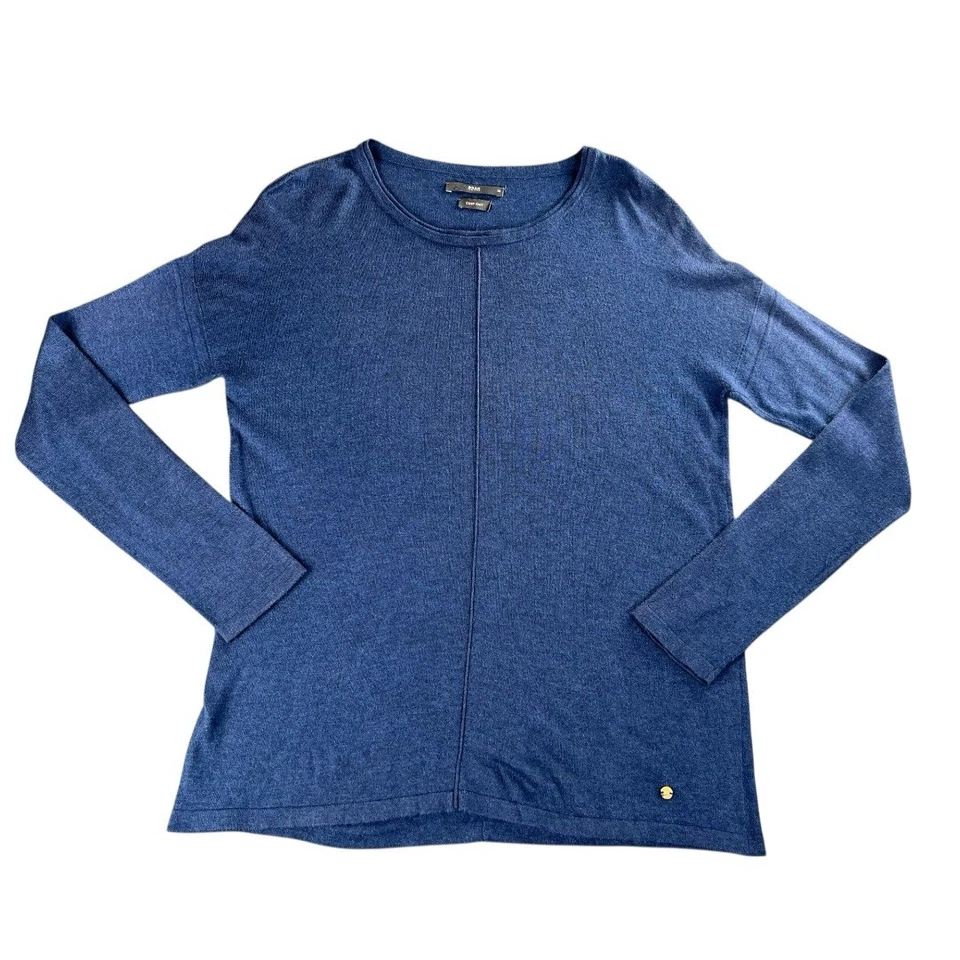 Suéter tejido de cachemir merino Brax para mujer en azul oscuro talla 38 (S) Foto 1 de 4