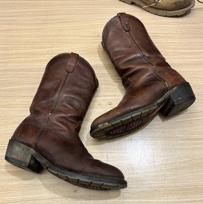 Double H Boots Men's Size 10 EE Wide Brown Gore-Tex Insulated Pull-On - Image 1 of 4