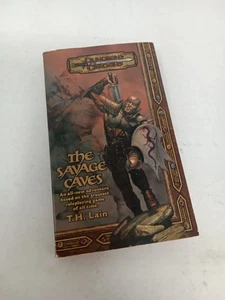 Dungeons & Dragons Paperback Vintage Book The Savage Caves T.H. Lain - Imagen 1 de 5
