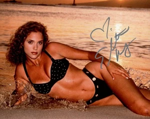 Foto firmada por Elizabeth Berkley Headshot 8x10 autógrafo certificado por la JSA - Imagen 1 de 3