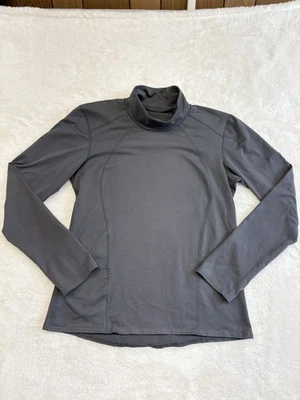 Kerrits grey mock neck long sleeve base layer with pockets-M - Image 1 of 4