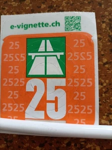 Autobahn Vignette Schweiz 2025 gültig bis 31.01.2026 - Bild 1 von 2
