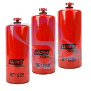 Filtro de combustible BF1259 reemplazo 256-8753, FS1000, 3329289 (paquete 3) - Imagen 1 de 3