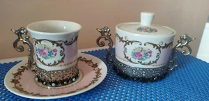 Servizio caffè tipo Limoges - Foto 1 di 6