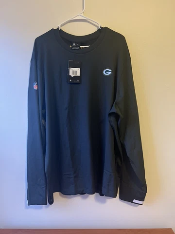 Nike NFL Green Bay Packers Thermal On Field Sideline Shirt NKCJ-06F Men's Sz XXL Cover