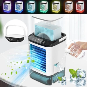 Portable Air Conditioner Air Cooler 900ml Water Tank with ice Box Humidifier Fan - Picture 1 of 13