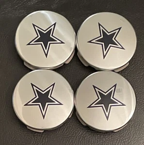 Ford Genuine - Dallas Cowboys 2 1/2" Center Cap FL34-1A096-CA/DA/EA - Lot of 4 - Picture 1 of 4