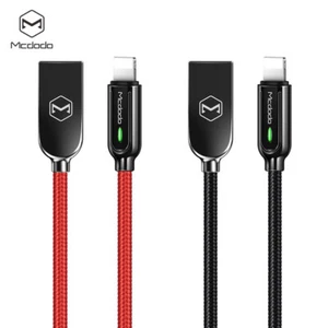 LED Auto Disconnect Cable Charger Cord For iPhone 14 13 12 11 Pro XS Max SE XR 8 - Picture 1 of 25