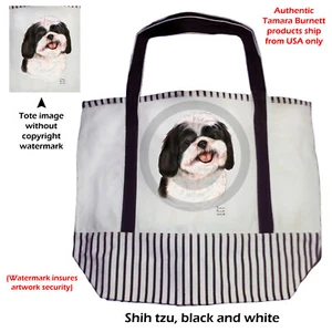 Bolso de Lona - Shih Tzu Blanco y Negro - Imagen 1 de 1