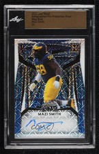 2023 Leaf Metal Pre-Production Proof Blue Mojo 1/1 Mazi Smith Rookie Auto RC f7a