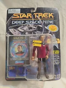 1995 Star Trek Commander Benjamin Sisko DS9 Playmates ABITO UNIFORME CARDATA - Foto 1 di 2