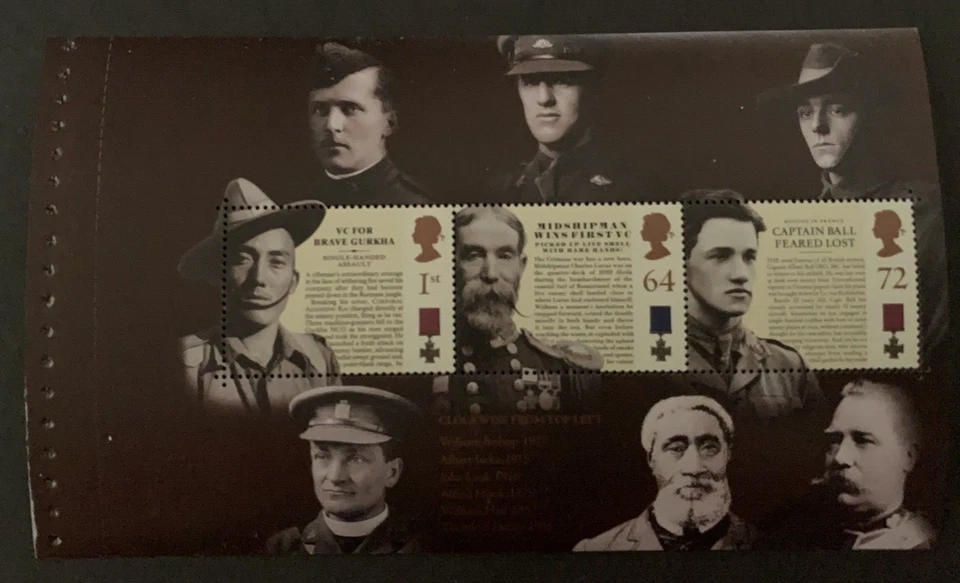 GB Victoria Cross Prestige Booklet Pane MNH. Full Page. c - Image 1 of 1