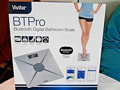 Báscula de baño digital Vivitar BTPro Bluetooth ¡NUEVA EN CAJA!! Foto 1 de 4