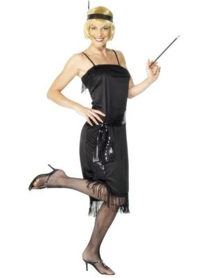 Damas 1920s 20s Gangster Flapper Lady Fancy Dress Costume por Smiffys  Foto 1 de 4
