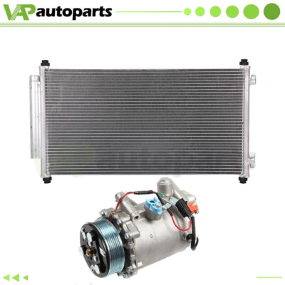 For 2007-2011 Honda CR-V AC Condenser & AC Compressor Cooling Assembly - Image 1 of 4