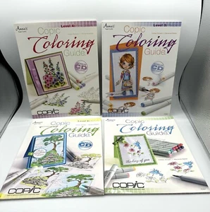 Annie's Paper Crafts Copic Coloring Guides Level 1-Level 4 Instructional Drawing - Picture 1 of 8