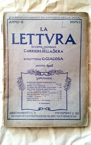 LA LETTURA Mensile del Corriere della Sera Rivista D' epoca ILLUSTRATA raro - Foto 1 di 4