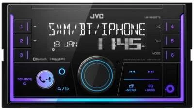 JVC KW-X850BTS | Double DIN Shallow Chasis Digital Media Receiver - Image 1 of 4