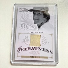 2012 Panini National Treasures Pete Rose Game Used Jersey #2/25