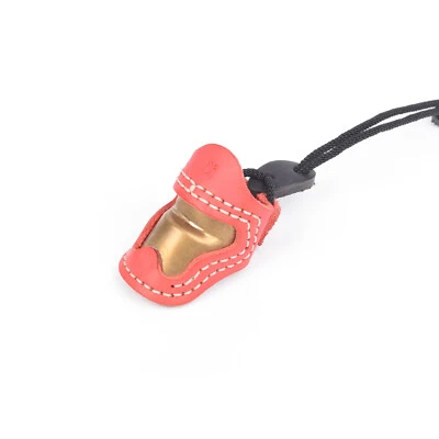 Archery Thumb Ring Genuine Leather + Brass Thumb Finger Guard Protector Gear NEW - Image 1 of 4