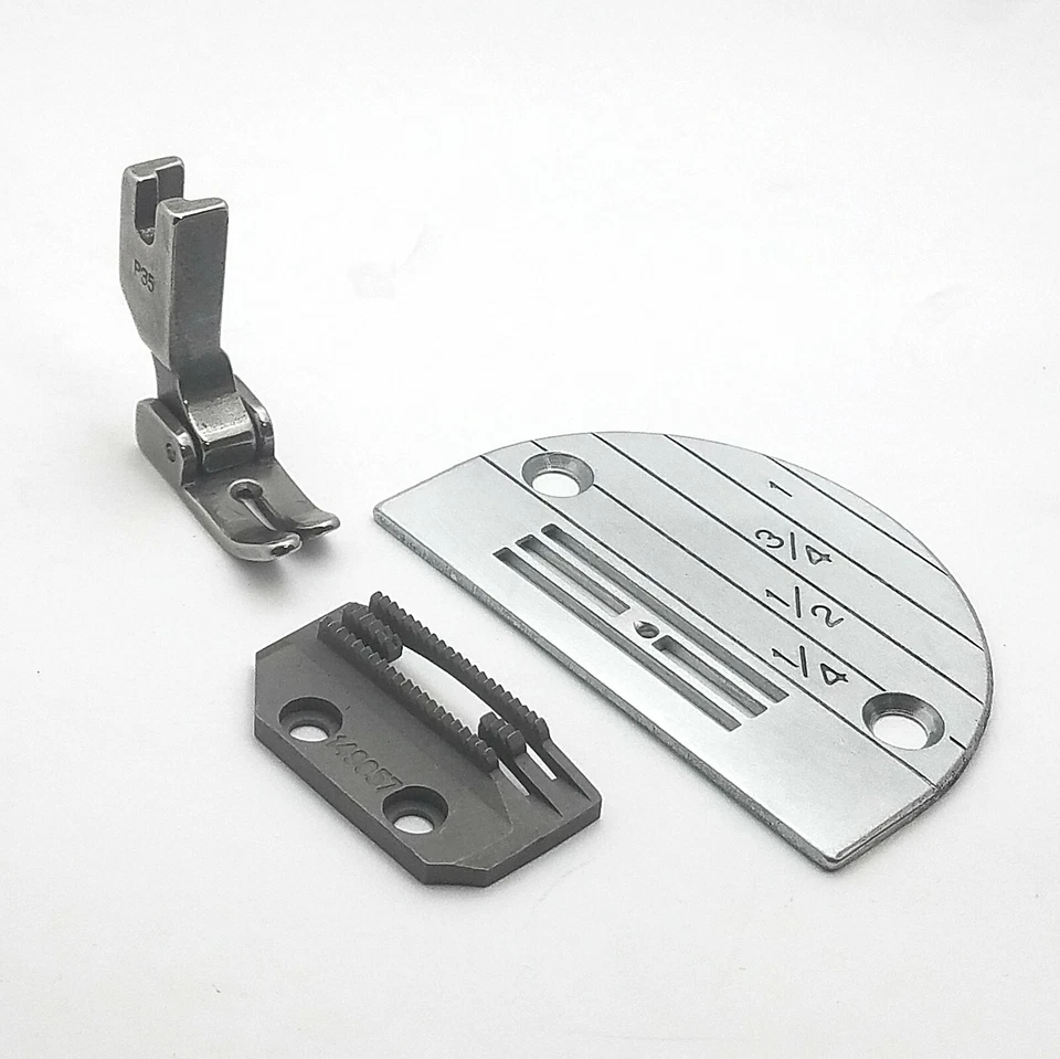 适合 CONSEW 230 单针缝纫机板、脚、饲料狗。 REG — 第 1/1 张图片