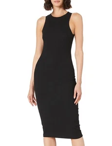 Vero Moda Aware Calf Dress VMLavender Black Size Large - Picture 1 of 5
