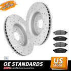 Front Drilled Rotors Ceramic Brake Pads for Jeep Commander Grand Cherokee Jeep Commander