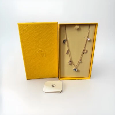 Ожерелье из розового золота Swarovski с символической лунной подвеской ювелирные изделия — НОВОЕ ПОДЛИННОЕ - Изображение 1 из 3