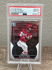 2023 Bowman Elly De La Cruz PSA 10 Chrome Prospects #BCP-65 Cincinnati Reds